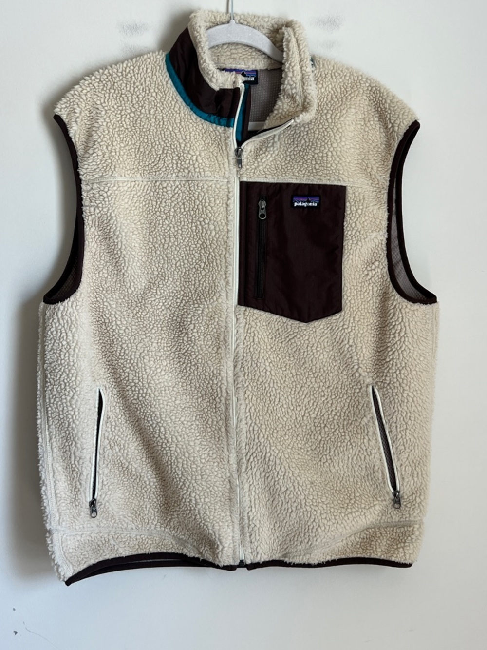 Vintage Patagonia Men's Retro Fleece Vest Deep Pile Sherpa Sz XL